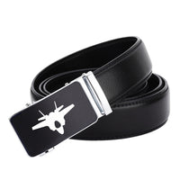 Thumbnail for Fighter Jet 35 Silhouette Designed Aviator Belts