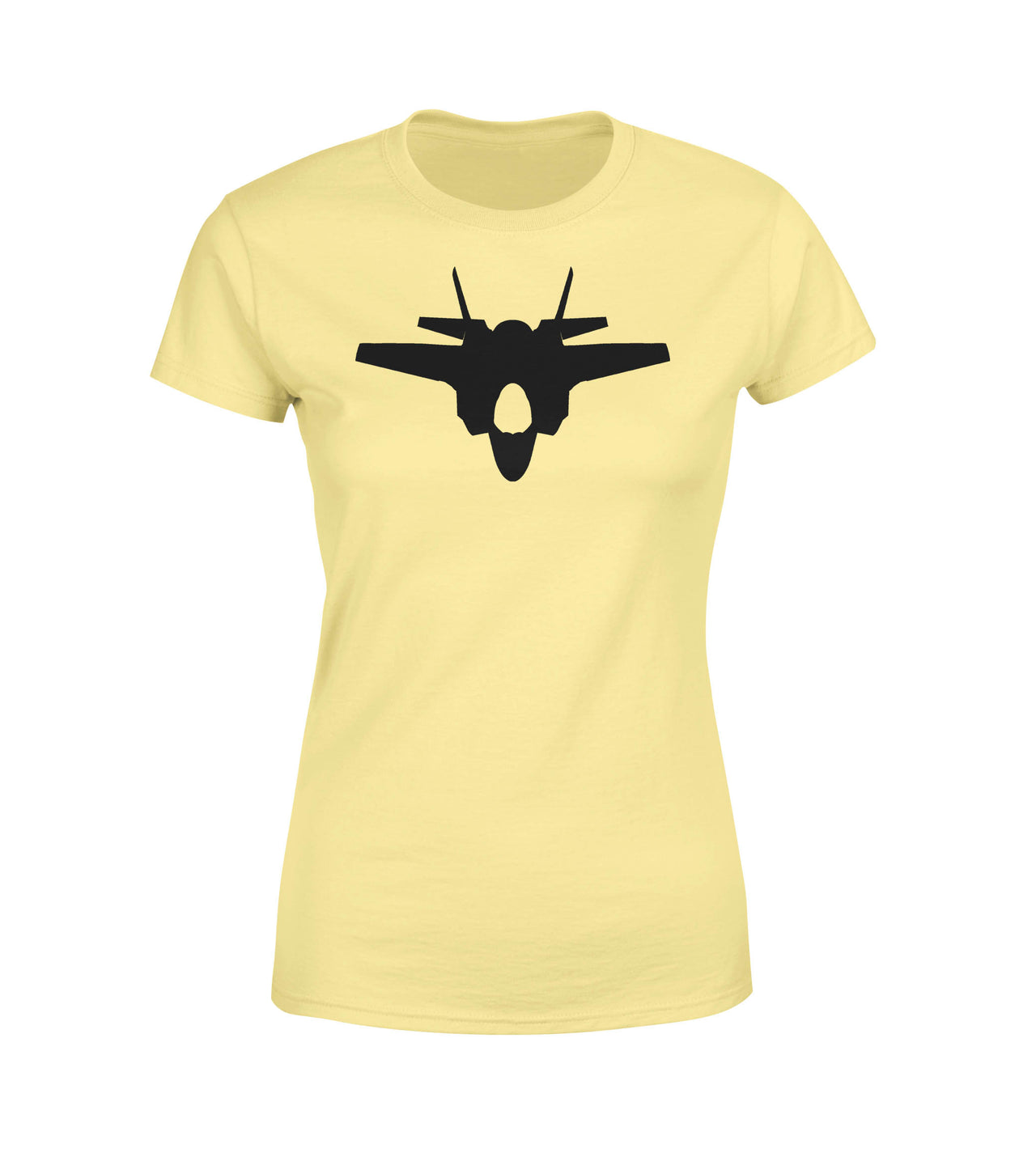 Lockheed Martin F-35 Lightning II Silhouette Designed Women T-Shirts