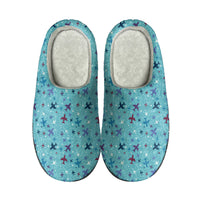 Thumbnail for Love of Travel with Aircraft Designed Cotton Slippers