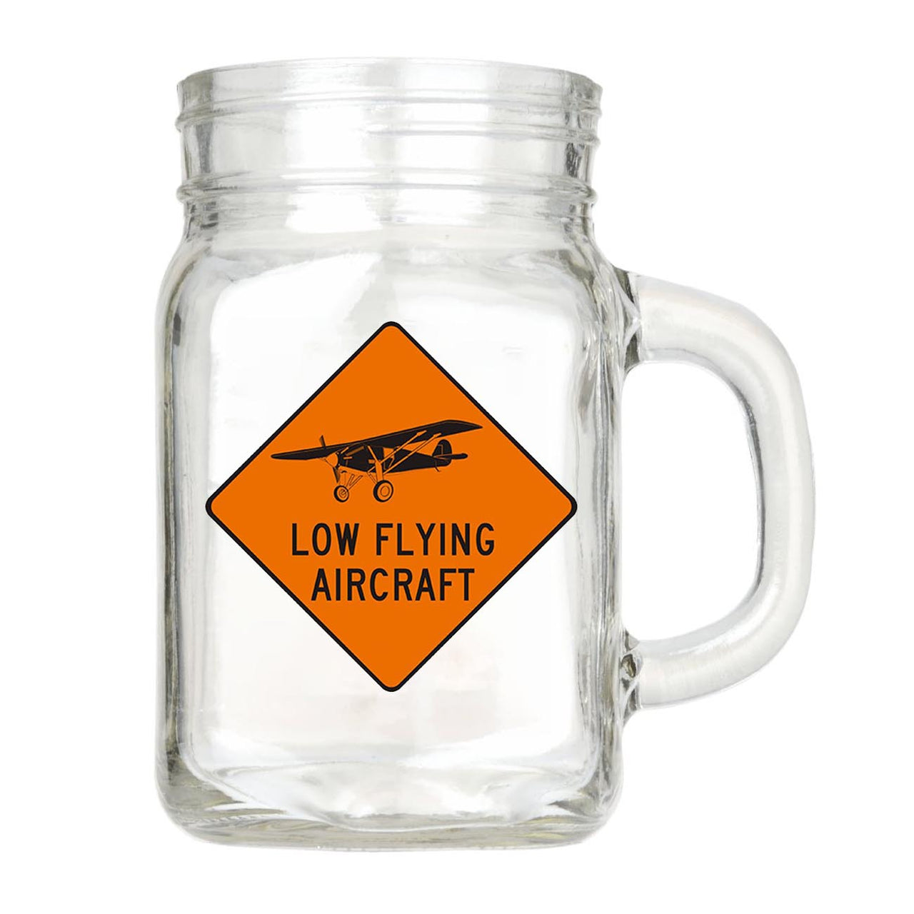 Low Flying Aircraft Designed Cocktail Glasses