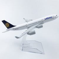 Thumbnail for Lufthansa Germany Airbus A340 Airplane Model (16CM)