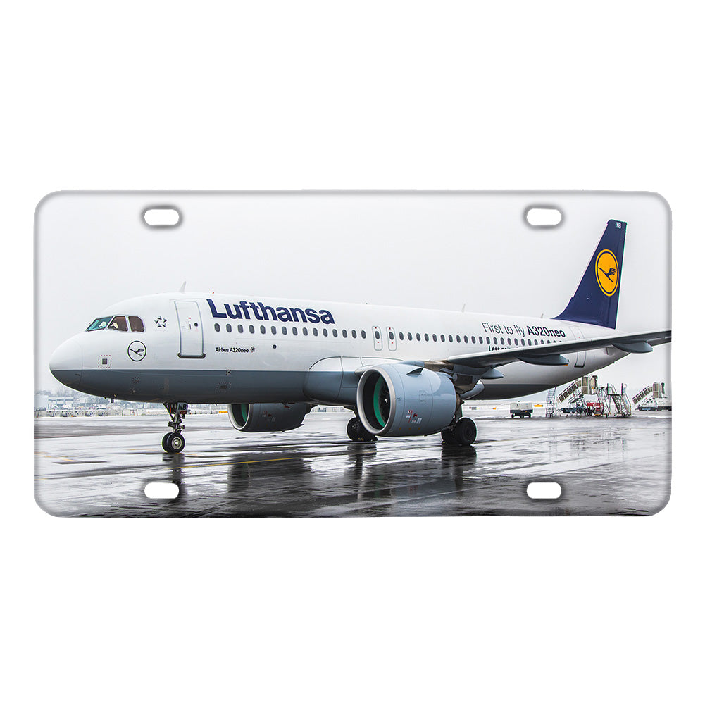 Lufthansa's A320 Neo Designed Metal (License) Plates
