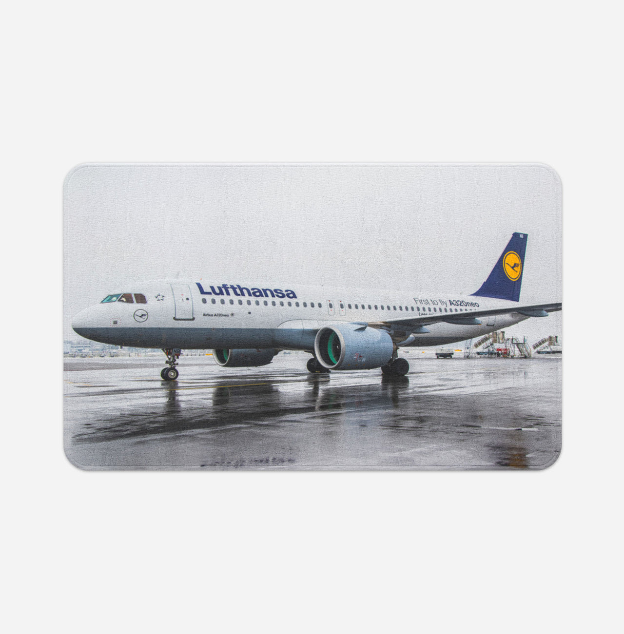 Lufthansa's A320 Neo Designed Bath Mats