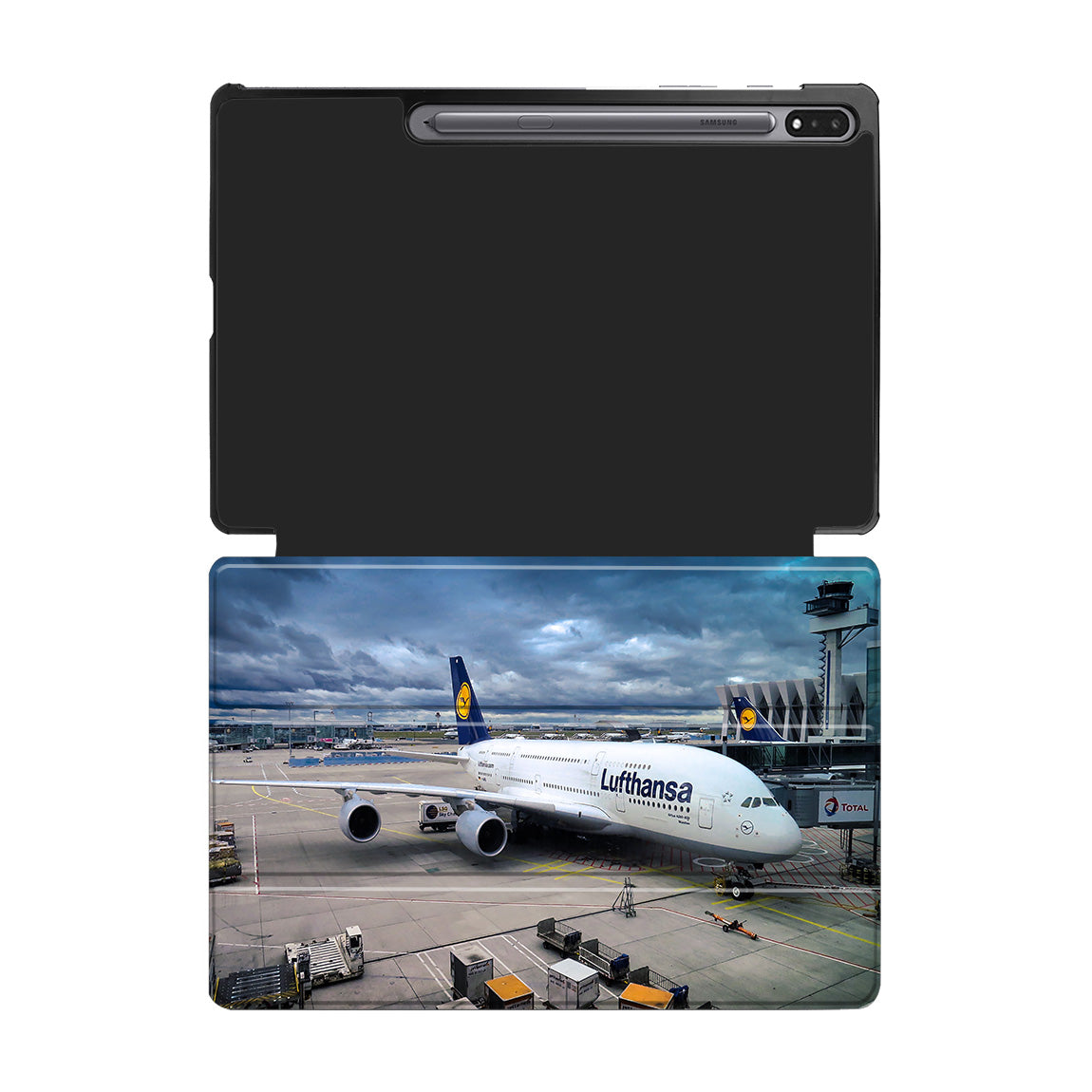 Lufthansa's A380 At the Gate Designed Samsung Tablet Cases