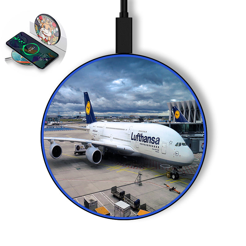 Lufthansa's A380 At the Gate Designed Wireless Chargers
