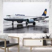 Thumbnail for Lufthansa's A320 Neo Printed Canvas Posters (1 Piece) Aviation Shop 