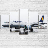 Thumbnail for Lufthansa's A320 Neo Printed Multiple Canvas Poster Aviation Shop 