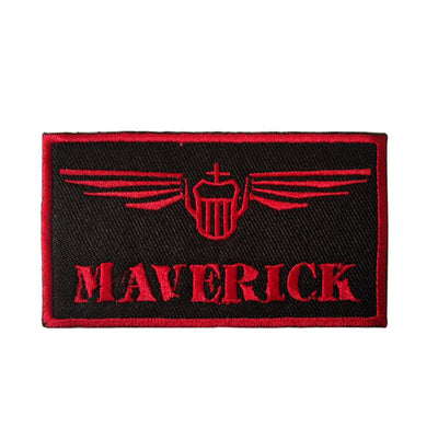 Fighter Pilot (MAVERICK) aviation design patch in embroidered fabric.