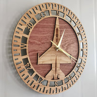Thumbnail for F-16 Fighting Falcon Designed Wooden Wall Clocks