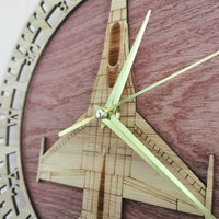 Thumbnail for F-16 Fighting Falcon Designed Wooden Wall Clocks