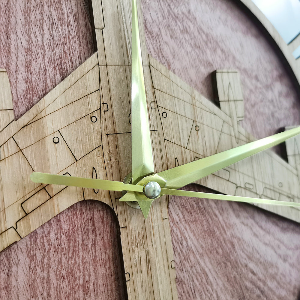 Boeing KC-135 Stratotanker Designed Wooden Wall Clocks