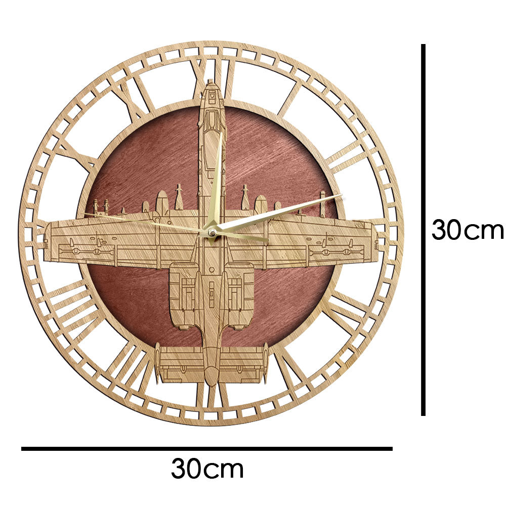 A-10 Thunderbolt II Warthog Designed Wooden Wall Clocks