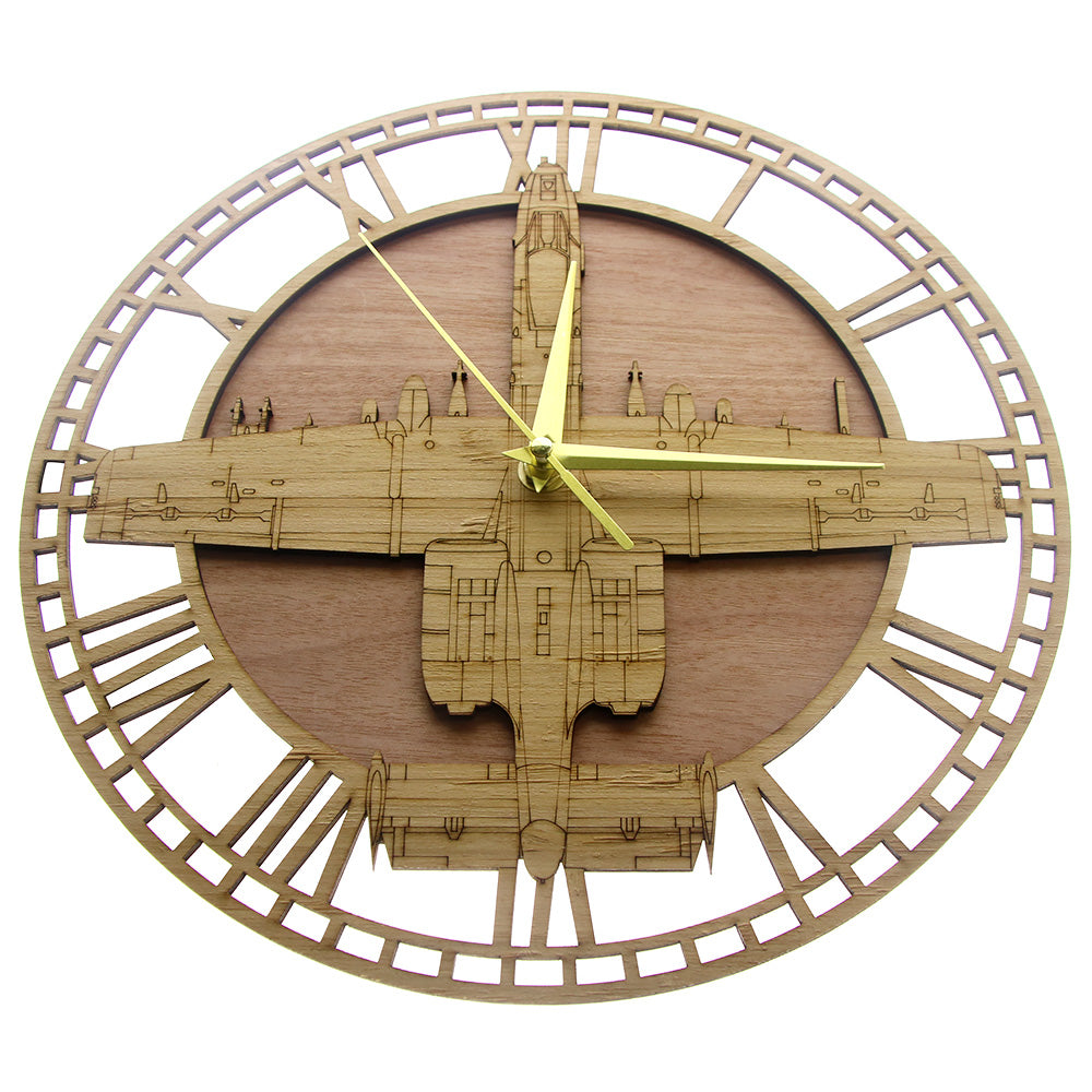 A-10 Warthog Designed Wooden Wall Clocks