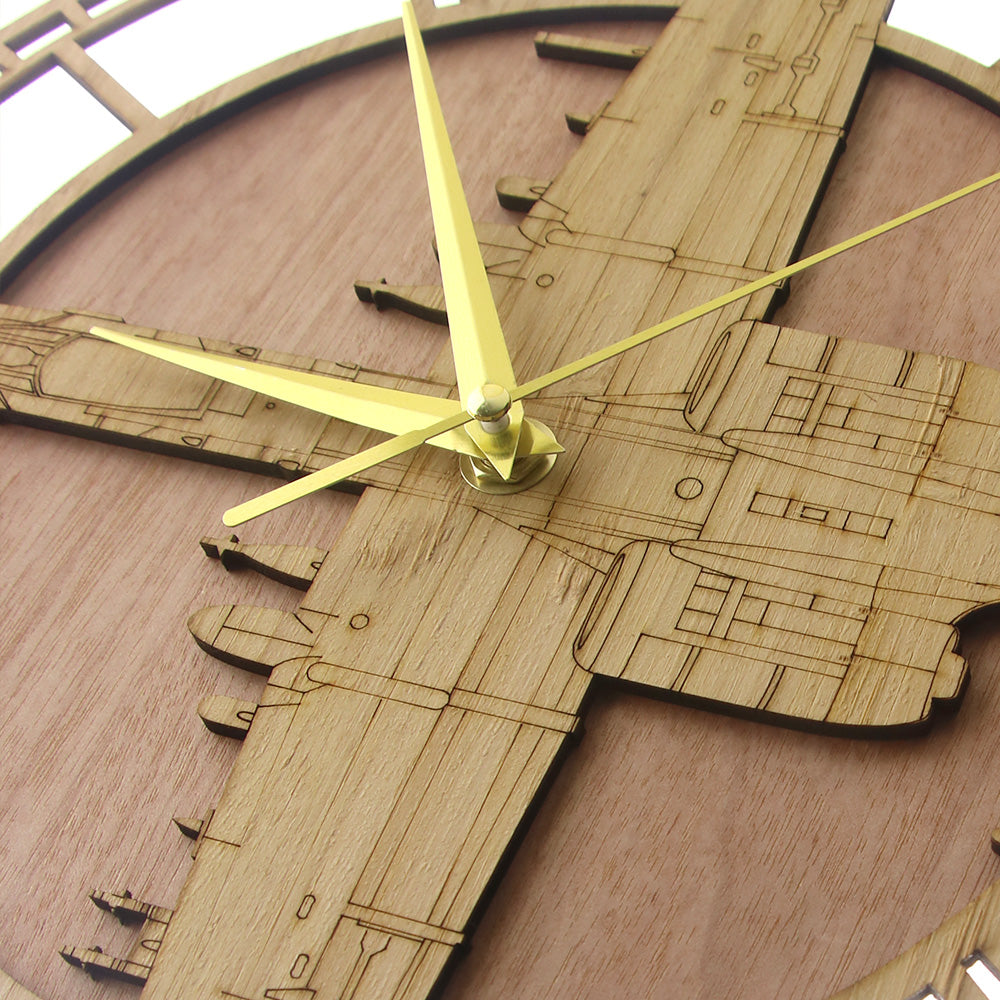 A-10 Thunderbolt II Warthog Designed Wooden Wall Clocks