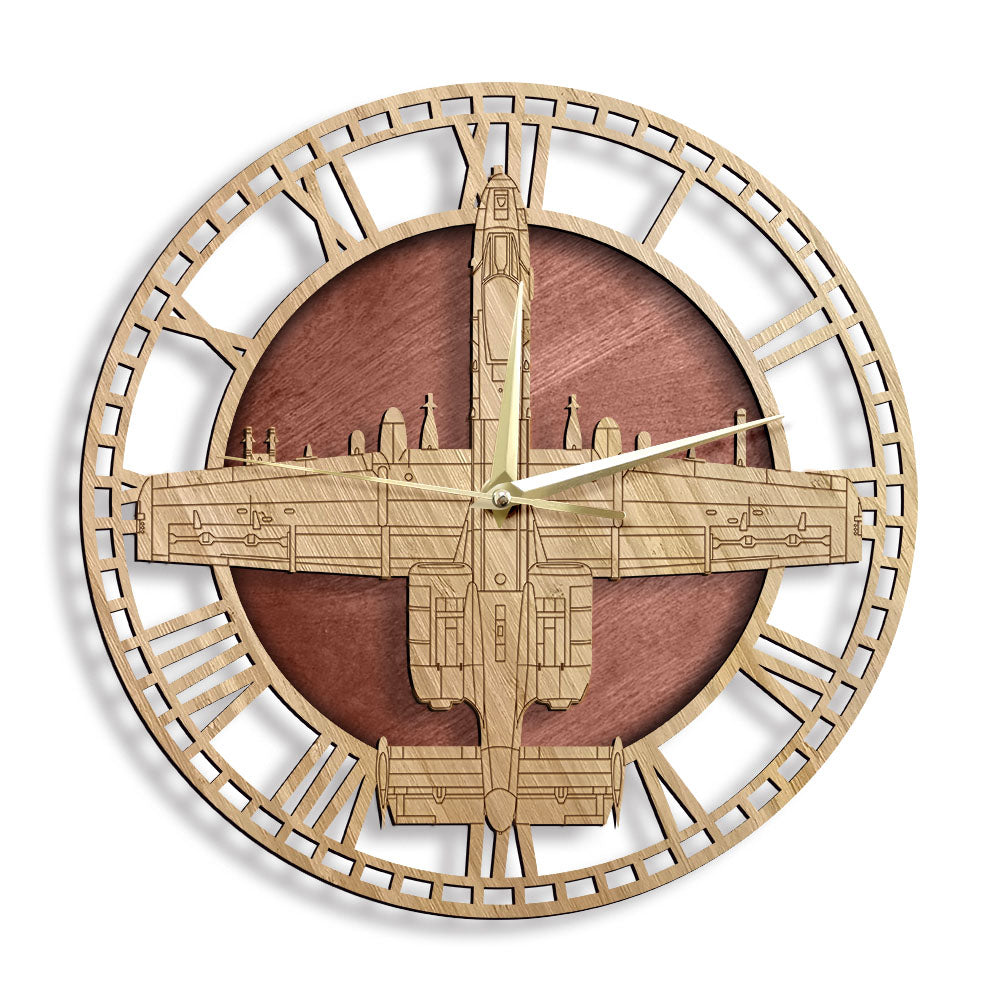 A-10 Thunderbolt II Warthog Designed Wooden Wall Clocks