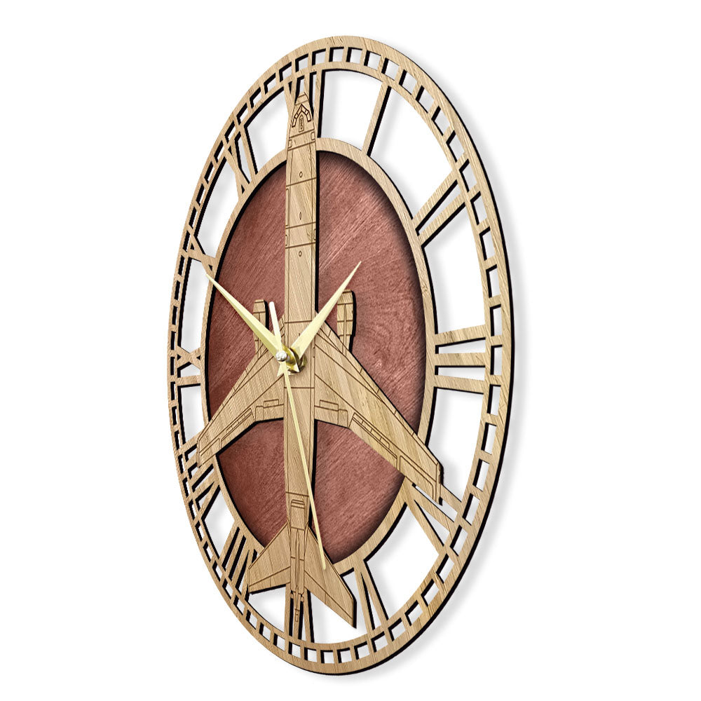 KC-10 Extender Designed Wooden Wall Clocks