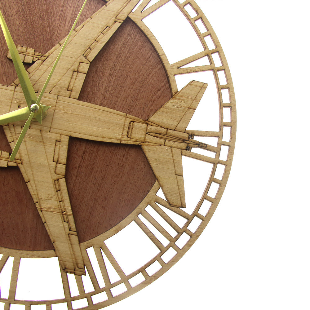 KC-10 Extender Designed Wooden Wall Clocks