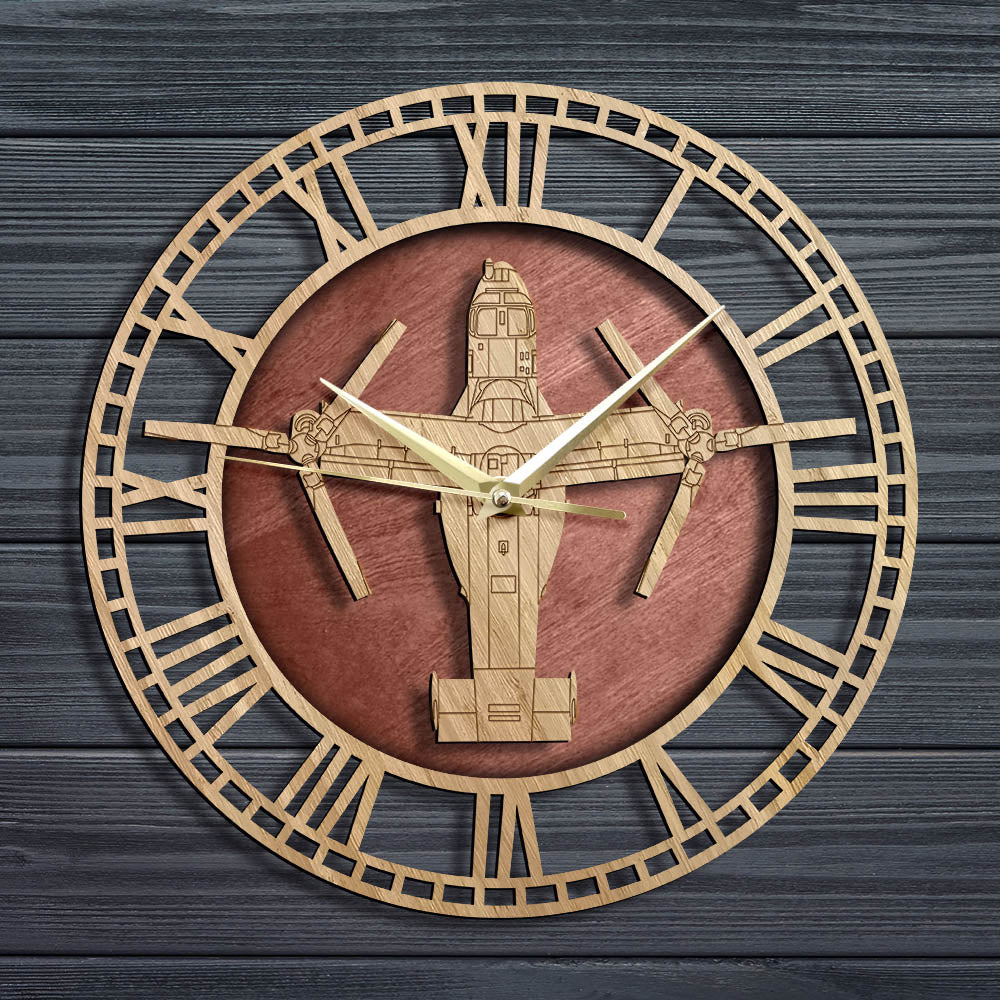 CV-22 Osprey Designed Wooden Wall Clocks