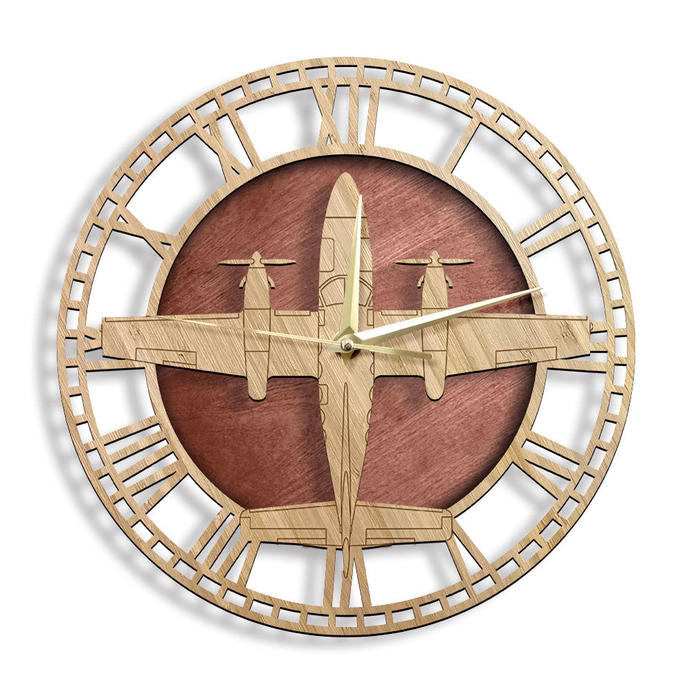Cessna 425 Conquest I Designed Wooden Wall Clocks