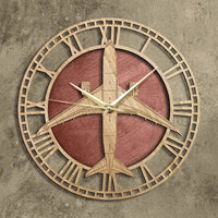 Thumbnail for Boeing 787 Dreamliner Designed Wooden Wall Clocks