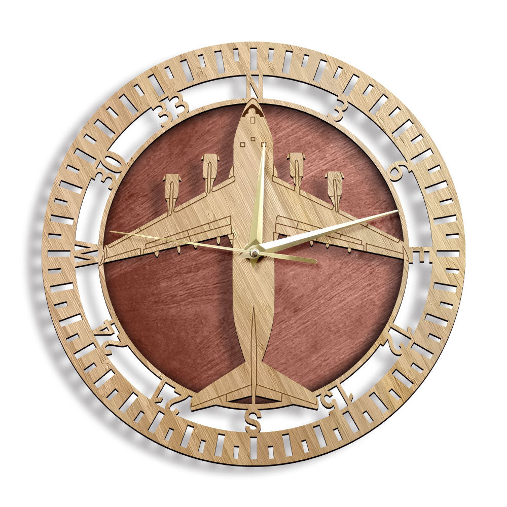 Boeing C-17 Globemaster Designed Wooden Wall Clocks