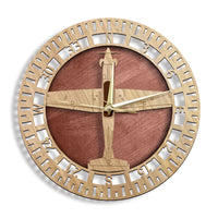 Thumbnail for 1st Flying Training Squadron T-6 Texan II Designed Wooden Wall Clocks