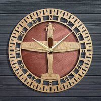 Thumbnail for 1st Flying Training Squadron T-6 Texan II Designed Wooden Wall Clocks