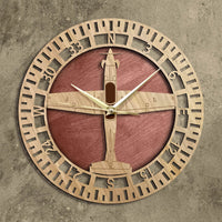 Thumbnail for 1st Flying Training Squadron T-6 Texan II Designed Wooden Wall Clocks