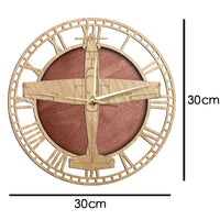 Thumbnail for T-6 Texan II Designed Wooden Wall Clocks