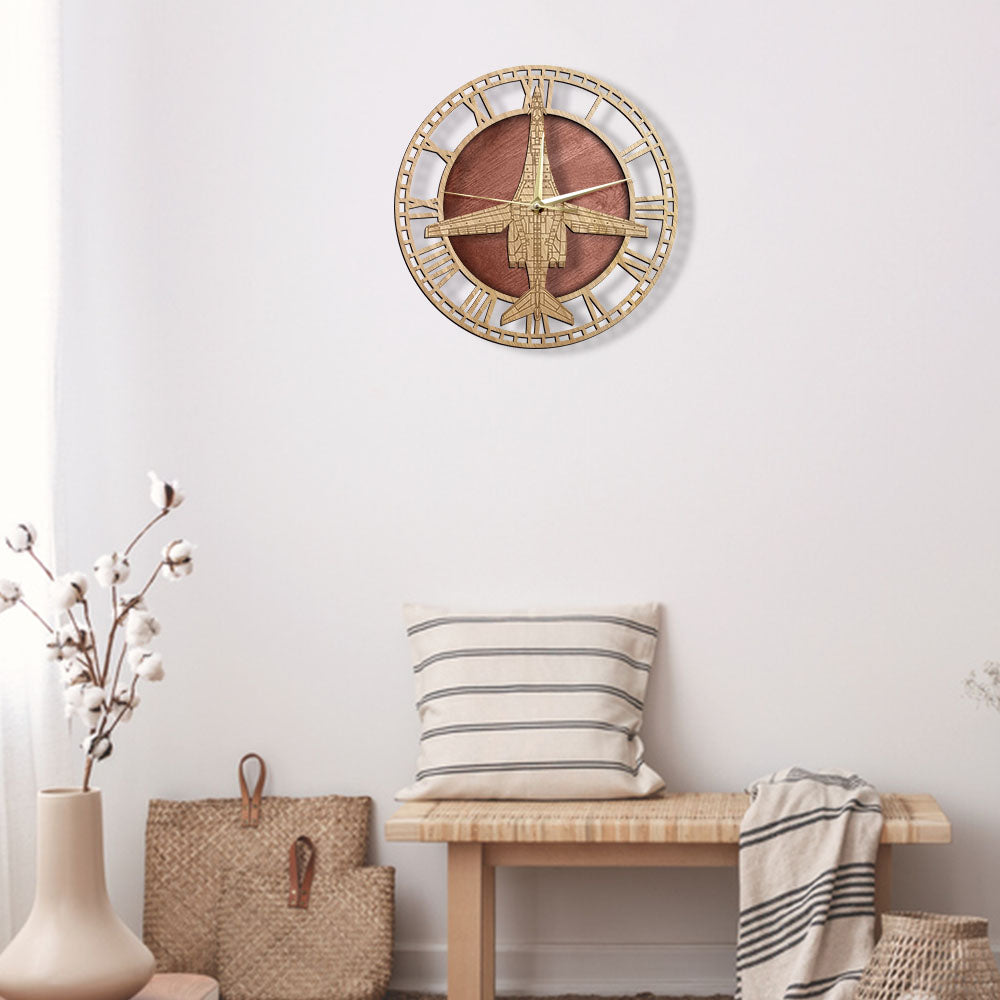 B-1B Lancer Designed Wooden Wall Clocks