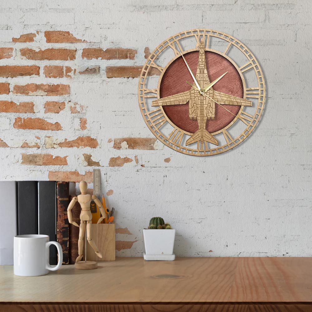 B-1B Lancer Designed Wooden Wall Clocks