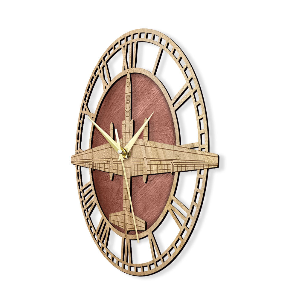 U-2 Dragon Lady Designed Wooden Wall Clocks