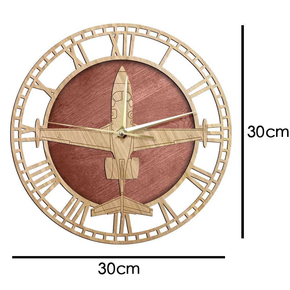 Eclipse 500/550 Designed Wooden Wall Clocks