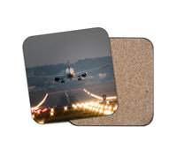Thumbnail for Magnificent Airplane Landing Printed Designed Coasters
