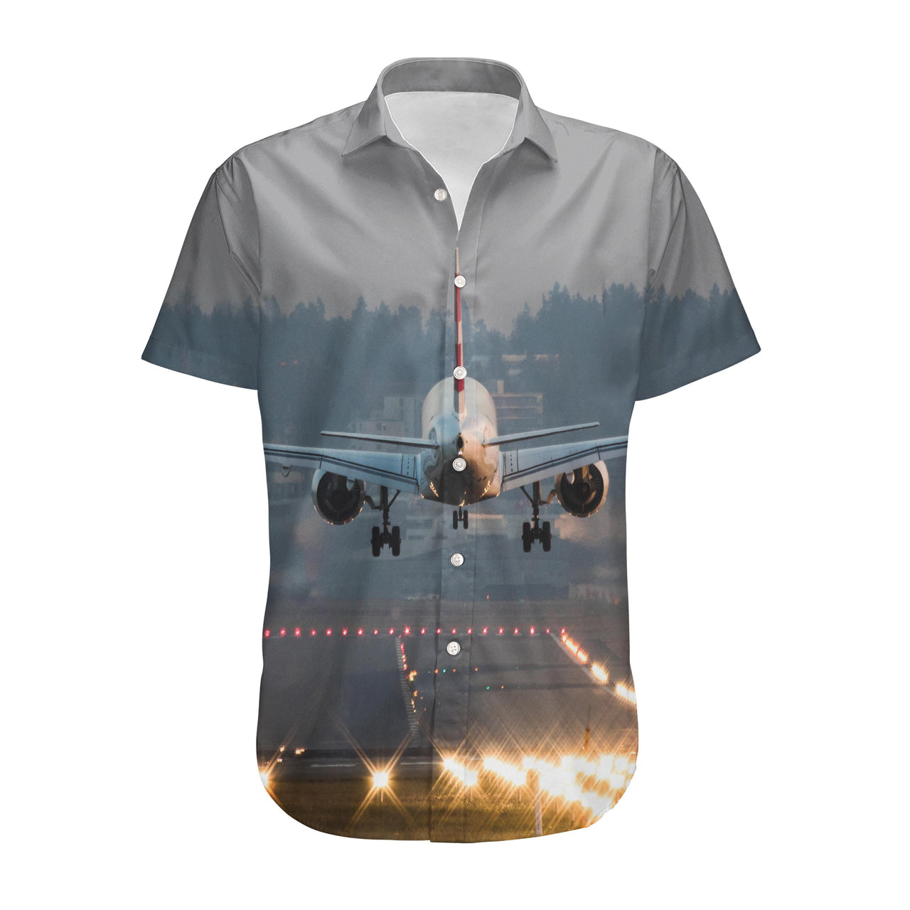 Magnificent Airplane Landing Designed 3D Shirts