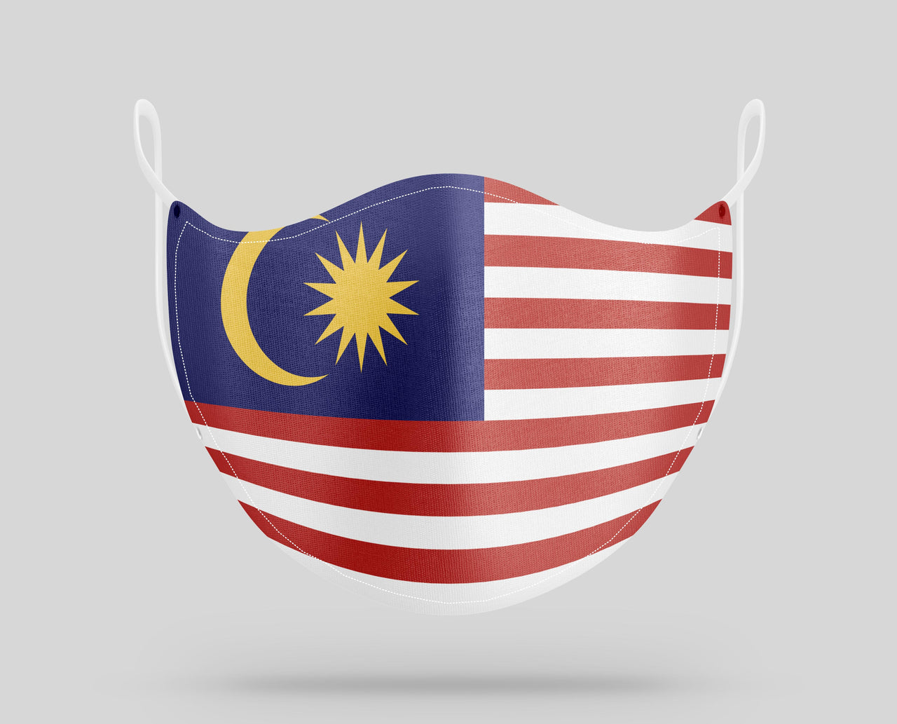 Malaysia Flag Designed Face Masks