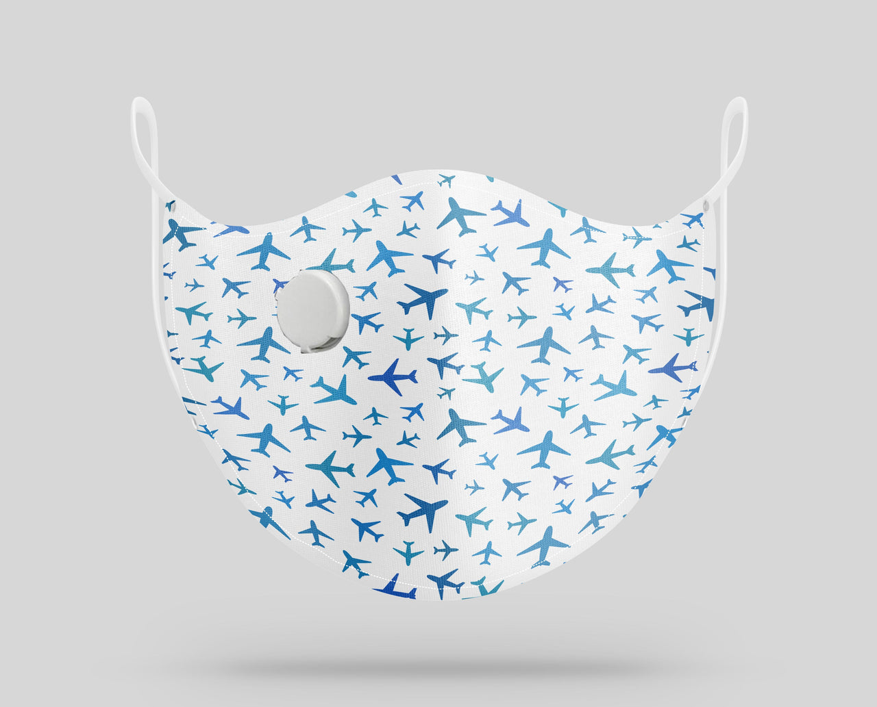 Many Airplanes Designed Face Masks