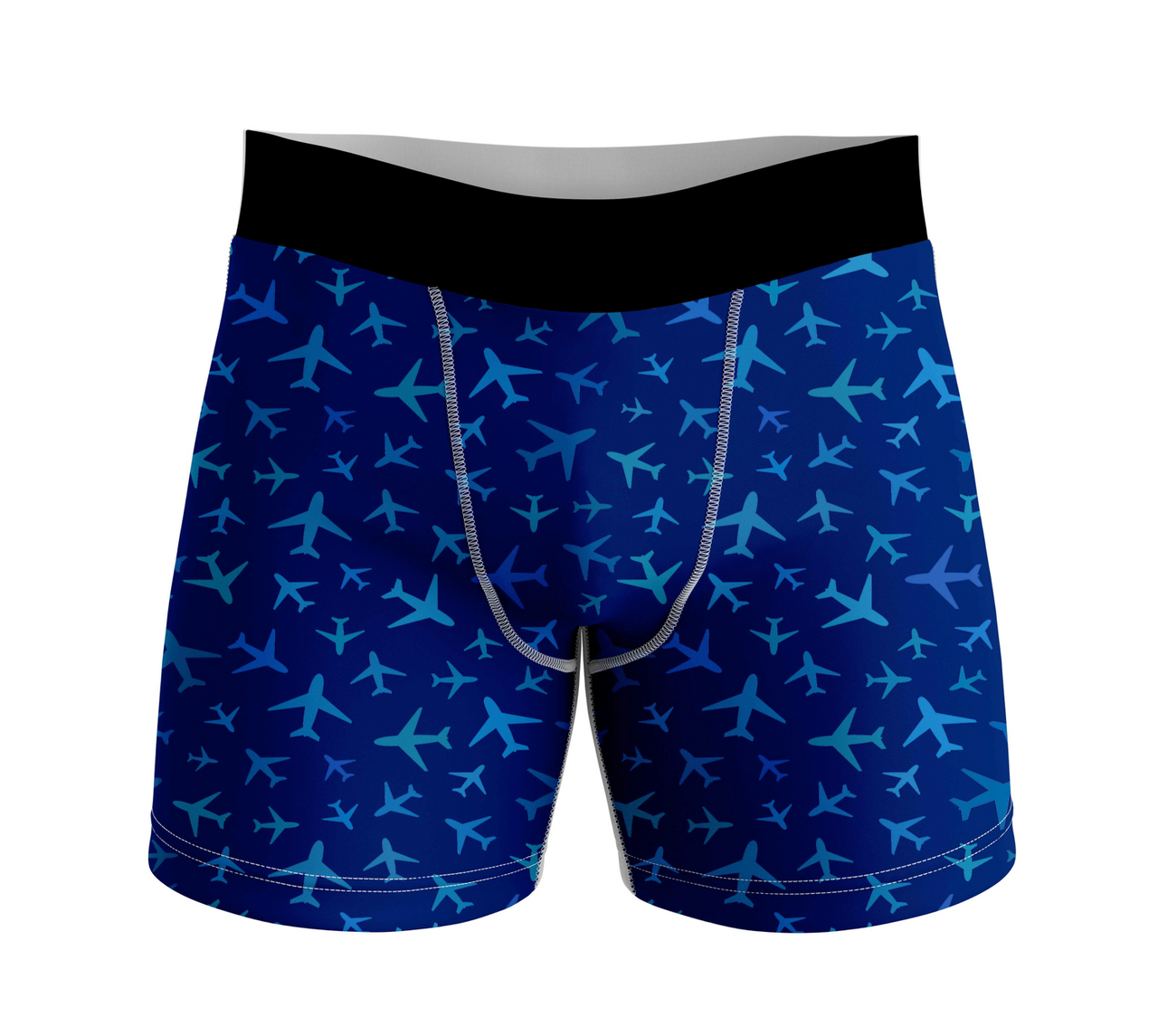 Many Airplanes Designed Men Boxers