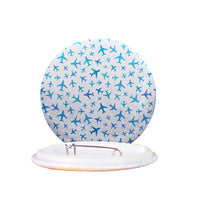 Thumbnail for Many Airplanes White Designed Pins