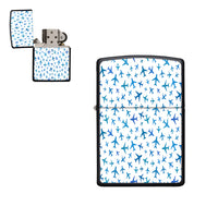 Thumbnail for Many Airplanes White Designed Metal Lighters