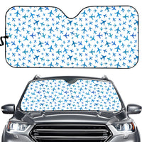 Thumbnail for Many Airplanes White Designed Car Sun Shade