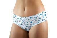Thumbnail for Many Airplanes Designed Women Panties & Shorts
