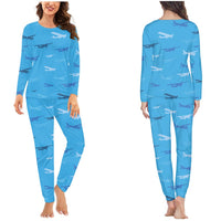 Thumbnail for Many Propellers Designed Women Pijamas