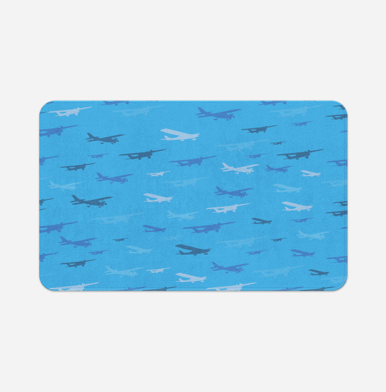 Many Propellers Designed Bath Mats