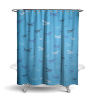 Thumbnail for Many Propellers Designed Shower Curtains