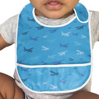 Thumbnail for Many Propellers Designed Baby Bib