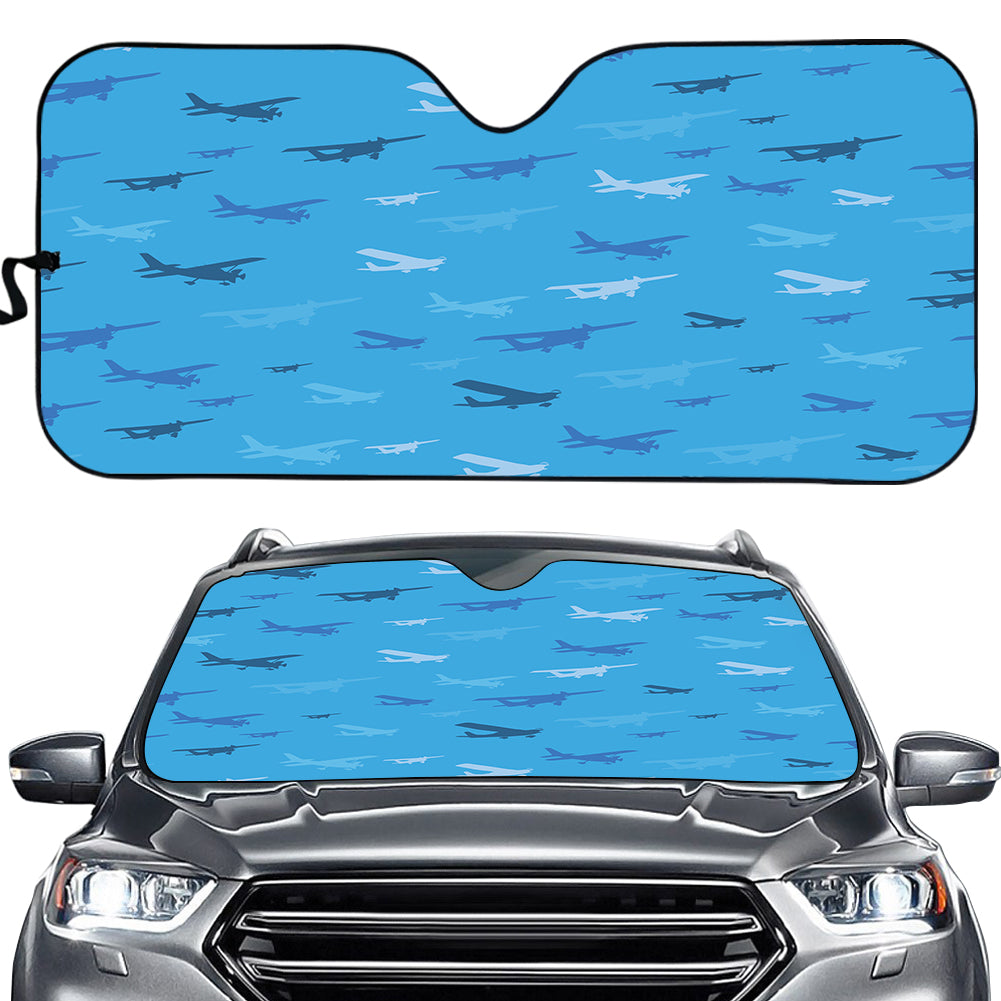 Many Propellers Designed Car Sun Shade