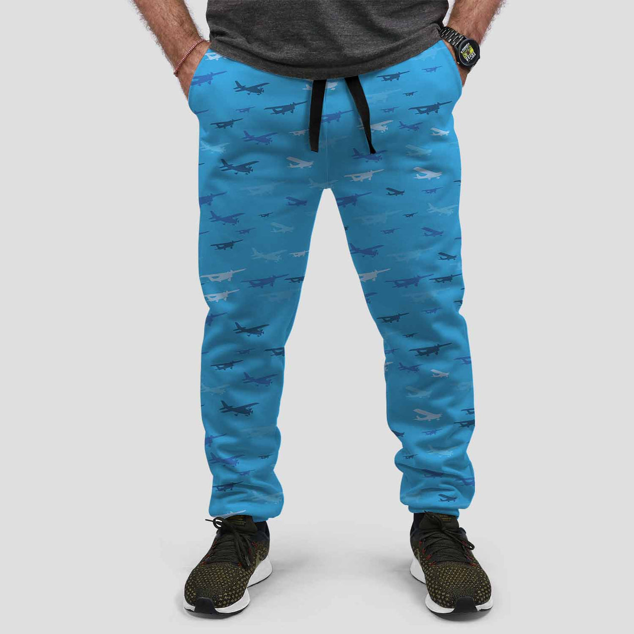 Many Propellers Designed Sweat Pants & Trousers