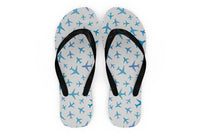 Thumbnail for Many Airplanes Designed Slippers (Flip Flops)