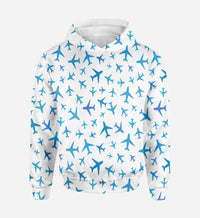 Thumbnail for Many Airplanes Printed 3D Hoodies